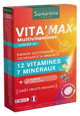 Santarome Vita'Max Multivitamines Junior 4+ 30 Comprim&eacute;s &agrave; Croquer