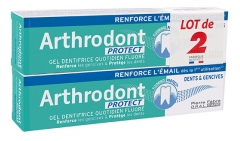 Arthrodont Protect + Ikdienas Fluorīda Zobu Gēls 2 x 75 ml iepakojumā