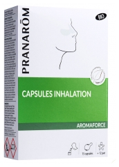 Pranar&ocirc;m Aromaforce Capsules Inhalation Organic 15 Capsules