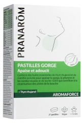 Pranar&ocirc;m Aromaforce kurkkutabletit 21 pastillia