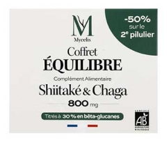 Shiitake bio 60 C&aacute;psulas + Chaga bio 60 C&aacute;psulas Set Equilibrado