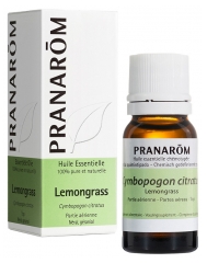 Ulei Esențial de Lemongrass (Cymbopogon citratus) Pranar&ocirc;m 10 ml