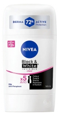 Nivea Black &amp; White Invisible Antiperspirants 72H 50 ml