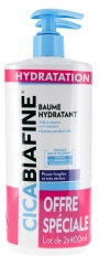 CicaBiafine B&aacute;lsamo Hidratante Anti-Ressecamento Pack de 2 x 400 ml