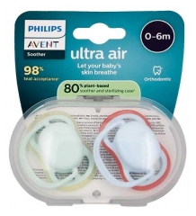 Avent Ultra Air 2 Lollipops Ortodontiche 0-6 Mesi