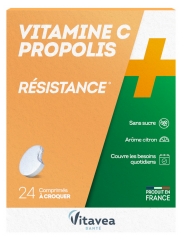 Vitavea Vitamine C Propolis 24 Comprim&eacute;s &agrave; Croquer