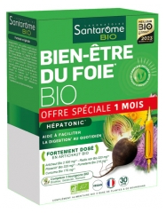 Santarome Bio Bien-&Ecirc;tre du Foie Bio 30 Ampoules