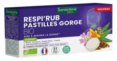 Respi'Rub Pastillas Org&aacute;nicas Para la Garganta 21 Pastillas