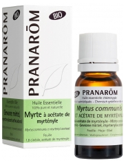 Pranar&ocirc;m &AElig;terisk Olie Myrte med Myrtenylacetat (Myrtus communis CT myrtenylacetaat) &Oslash;kologisk 10 ml
