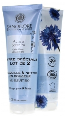 Sanoflore Aciana Botanica Gelée d'Huile Démaquillante Bio Lot de 2 x 125 ml