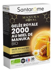 Santarome Organiczne Mleczko Pszczele 2000 Organiczny Mi&oacute;d Manuka 20 Ampułek