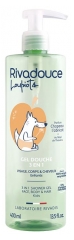 Rivadouce Ni&ntilde;o Gel de Ducha 3 en 1 Chapeau L'Abricot 400 ml