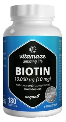 Vitamaze Biotiini 10 mg 180 Tablettia