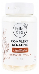 Belle &amp; Bio Haarkeratine Complex 90 Capsules
