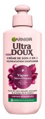 Garnier Ultra Doux Cr&egrave;me de Soin 2en1 Vignes Merveilleuses Hydratation Souplesse 200 ml