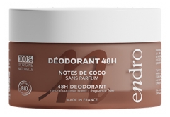 Endro D&eacute;odorant 48H Notes De Coco Bio 50 g