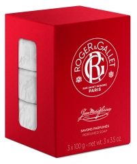 Roger &amp; Gallet Jean-Marie Farina 3 Savons Parfum&eacute;s de 100 g