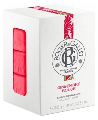 Roger &amp; Gallet Gingembre Rouge 3 Săpunuri Binefăcătoare de 100 g