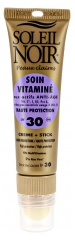 Soleil Noir Tratamiento Vitam&iacute;nico Crema SPF30 20 ml + Barra SPF30 2 g