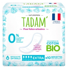 Tadam' Pensos para Perdas Urin&aacute;rias Extra 10 Pensos