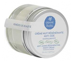 Graine de Pastel Crema Notte Rigenerante Anti-et&agrave; Biologica 50 ml
