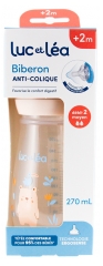 Luc et L&eacute;a Ergosense Biberon Anti-Colique 270 ml D&eacute;bit Moyen 2 Mois et +