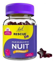 Rescue Nuit Bach Kids Framboise 30 Gummies