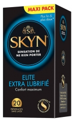 Skyn Elite Extra Lubrifi&eacute; 20 Pr&eacute;servatifs