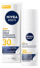 Nivea Men Sensitive Cr&egrave;me Hydratante Quotidienne SPF30 50 ml