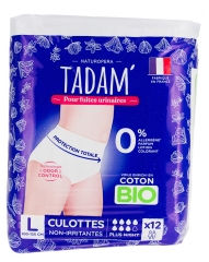 Tadam\' Plus Night Bladder Trap Brief 12 Panties