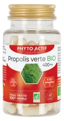 Phyto-Actif Vihre&auml; Propolis 400 mg Bio 60 Kapselia