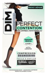 DIM Expert Care Perfect Midi-Bas de Contention Black Transparent 1 Pair