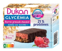 Dukan Glycemia Bars Pomegranate Chocolate 3 Bars