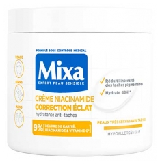 Mixa Niacinamid Kr&auml;m Lysterkorrigering 400 ml