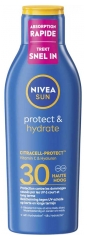 Nivea Sun Protect &amp; Hydrate Lait Solaire Absorption Rapide SPF30 200 ml