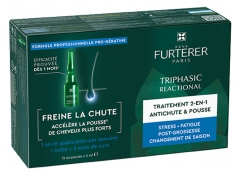 Ren&eacute; Furterer Triphasic Tratamento Reacional 2em1 Antiqueda & Crescimento 12 Ampolas