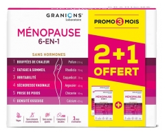 Granions M&eacute;nopause 6en1 180 Comprim&eacute;s Offre Sp&eacute;ciale
