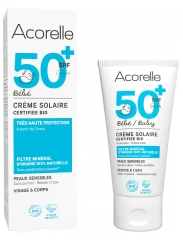 Acorelle B&eacute;b&eacute; Sun Care Cream SPF50+ Organic 50 ml