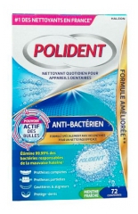 Polident Corega Antibacteriano Limpador 72 Comprimidos