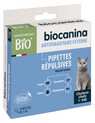Biocanina Frast&oslash;dende Pipetter Killing & Kat fra 1 til 5 kg 4 Pipetter
