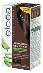 Elcéa Coloration Permanente à l'Aloe Vera 122 ml - Coloration : 4. Châtain