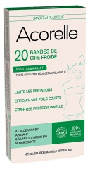 Bande de Ceară Rece Acorelle pentru Subraț & Zona Bikini Bio 20 Benzi