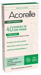 Acorelle Benzi de Ceară Rece pentru Picioare & Corp Bio 40 Benzi
