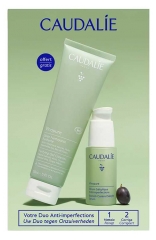 Caudalie Vinopure Salicylzuur Anti-Onzuiverheden Serum 30 ml + Zuiverende Reinigingsgel 150 ml Gratis