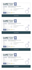 Densmore Gametix M Lot de 4 x 30 Sachets de 5 g