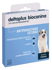 Biocanina Deltaplus ārējā pretparazītu kaklasiksna lieliem suņiem