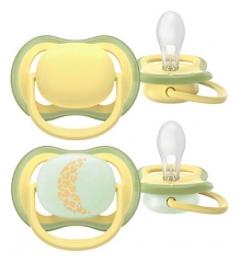 Avent Ultra Air Day and Night 2 Sucettes Orthodontiques 18 Mois et +