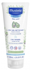 Mustela Gel Limpiador 2en1 al Aguacate 200 ml