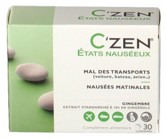 Bausch + Lomb C'Zen &Eacute;tats Naus&eacute;eux 30 Comprim&eacute;s