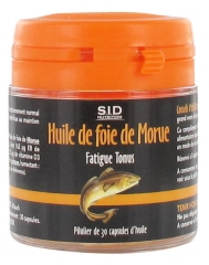 S.I.D Nutrition Fatigue Tonus Huile de Foie de Morue 30 Capsules